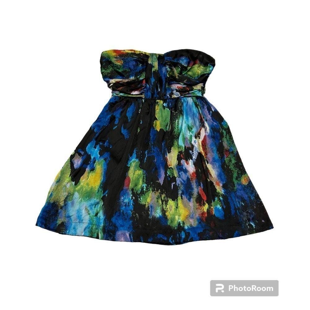 Babydoll‎ bratz Y2K whimsy strapless dress Medium dark romantic rave mini